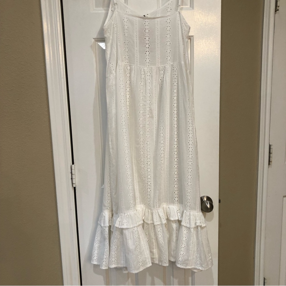 NEW Label of Love White eyelet Dress M - Picture 10 of 10
